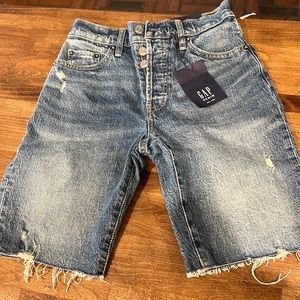 High rise Bermuda Jean short